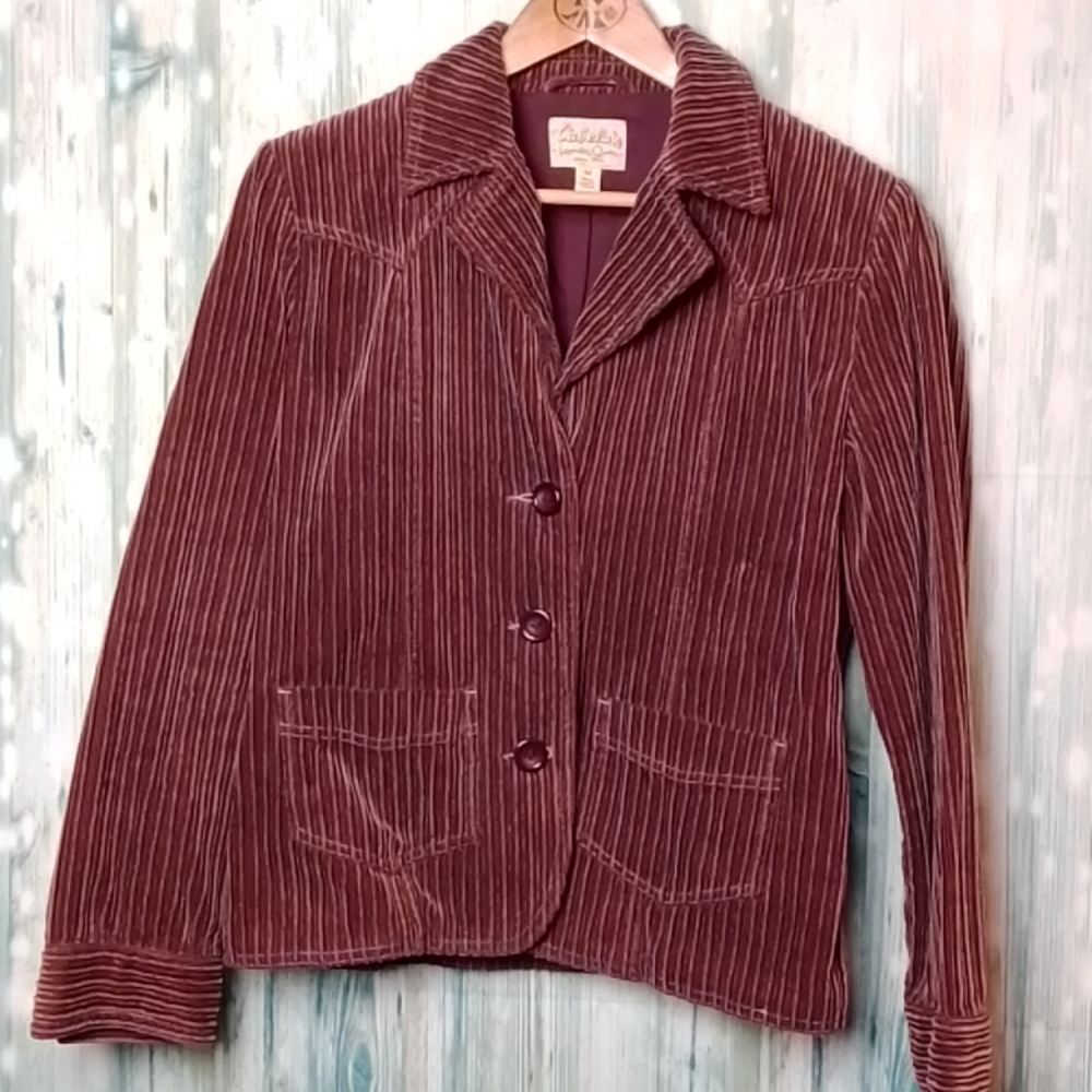 Cabela's corduroy button up jacket medium